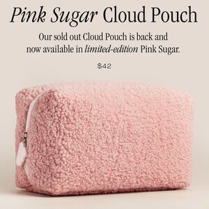Summer Fridays Pink Sugar Cloud Pouch